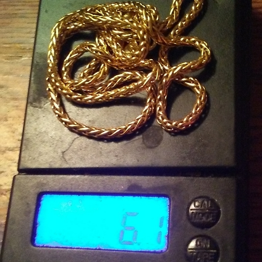 14kt yellow gold polished 20 inch chain